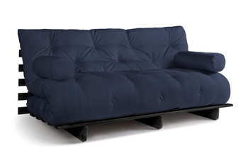 Slaapbank 180x200 - Slim Exclusive Black - Pascall Futon Marineblauw