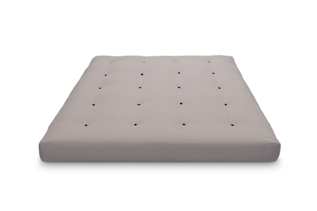 Matras 160x200 natuur met wol, kokos en 2x latex - Futon Pascall Comfort Wool Grijs