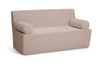 Sofa flexio 140x200 - Pascall - ribfluweel Beige