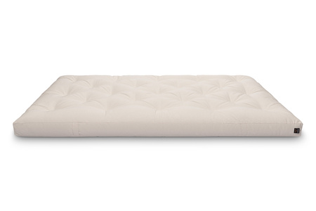 Matras 120x200 naturel - Futon Pascall Slim Natural Flesgroen
