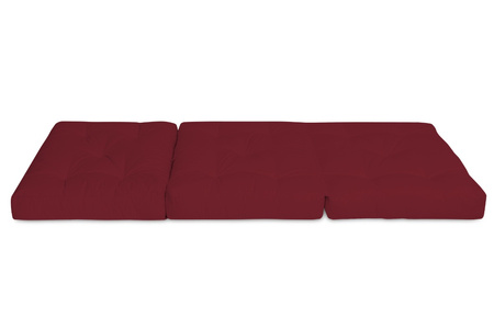 Vouwmatras 80x200 met latex - Futon Pascall Flex Latex Maroon