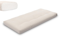 Matras 90x200 natuur - Futon Pascall Medium Natural Ecru