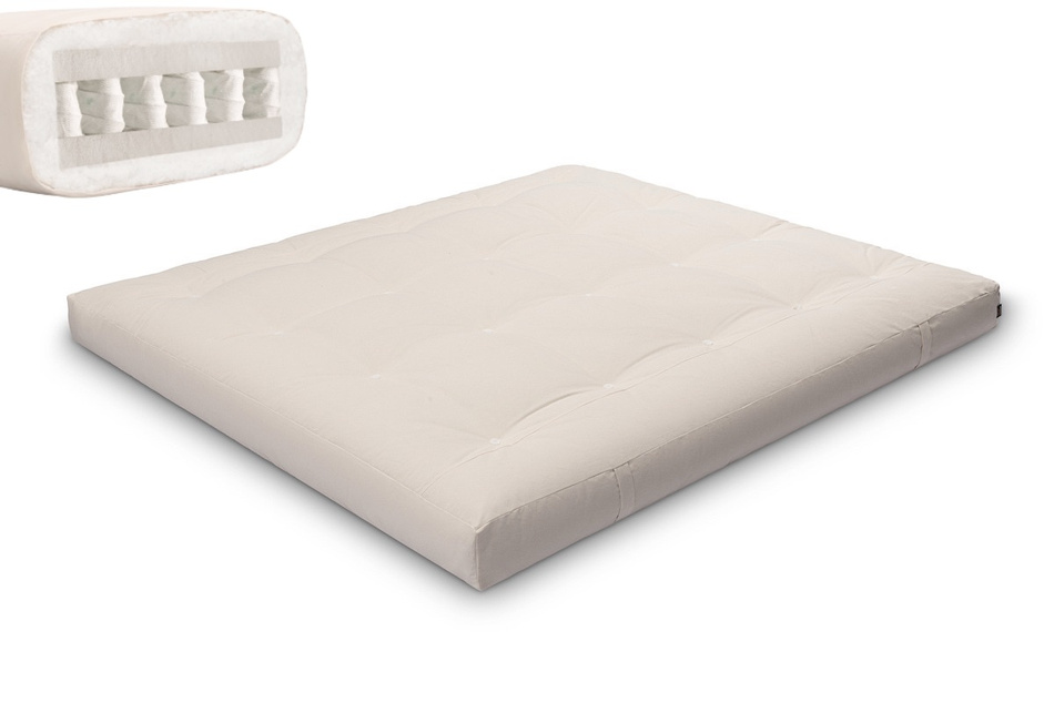 Matras 180x200 - Futon Hybrid Pocket H3 - Pascall Ecru