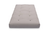 Matras 90x200 natuur met latex - Futon Pascall Comfort Trio Latex Grijs