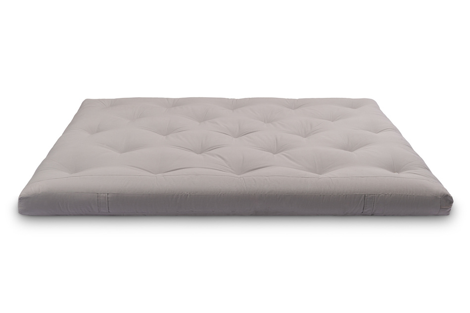 Matras 160x200 natuur met latex - Futon Pascall Slim Duo Latex Grijs