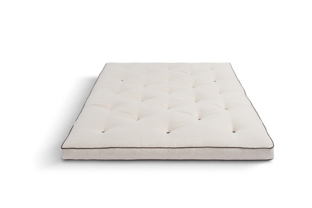 Matras 120x200 natuur met latex - Futon Pascall Slim Latex Kedro Linnen