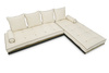 Hoekbank Tatami Medium Coco Kedro 80x200 - Pascall Futon Ecru