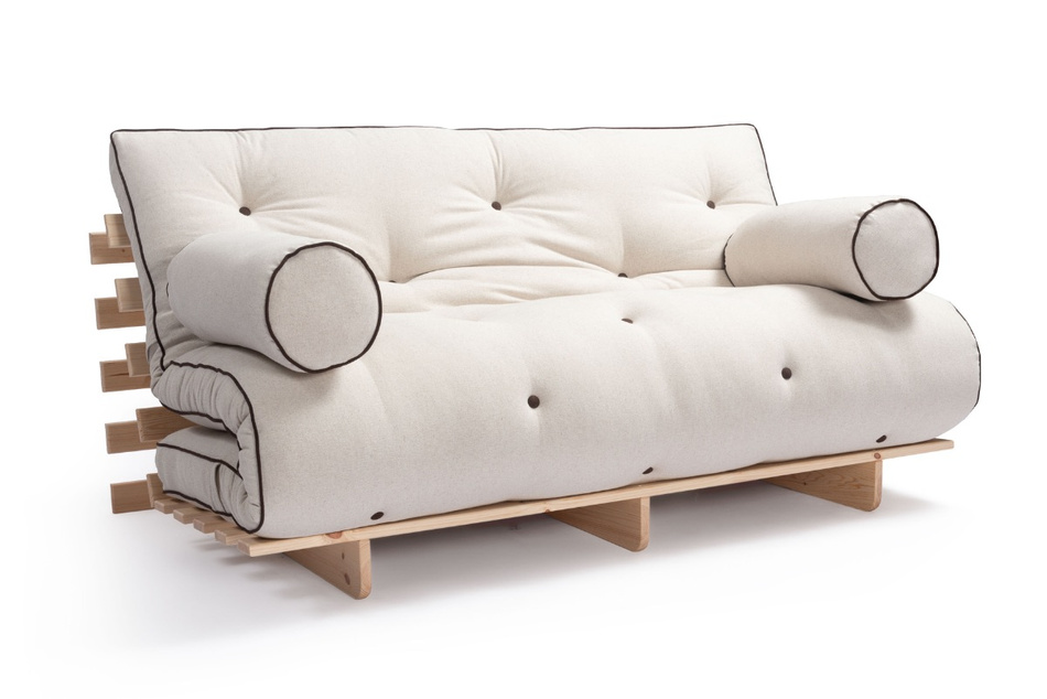 Opvouwbare bank 160x200 - Slim Exclusive Kedro Classic - Pascall Futon Linnen