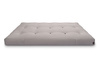 Futon Pascall Medium Duo Latex - Matras 140x200 Grijs - natuur met latex