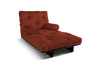 Opvouwbare bank 90x200 - Slim Exclusive Black - Pascall Futon Metselwerk