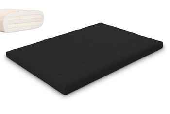 Matras 140x200 natuur met latex - Futon Pascall Slim Duo Latex Zwart