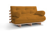 Tuinbank 120x200 opvouwbaar - Freedom Classic - Pascall Futon Mostaza
