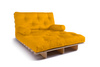 Slaapbank 120x200 - Slim Exclusive Classic - Pascall Futon Honing