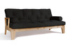 Slaapbank 200 cm - Sakura - Pascall Futon Zwart