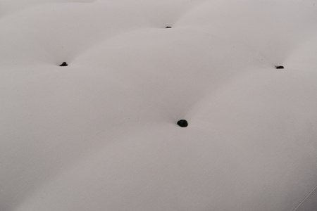 Matras 90x200 natuur met wol, kokos en 2x latex - Futon Pascall Comfort Wool Grijs