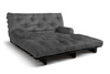 Slaapbank 180x200 - Slim Basic Black - Pascall Futon Grijs