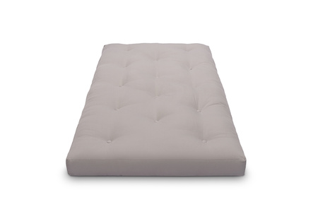 Matras 90x200 natuur met latex - Futon Pascall Slim Duo Latex Grijs