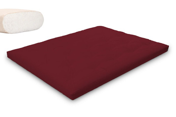 Matras 160x200 naturel - Futon Pascall Slim Natural Maroon