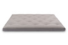 Matras 160x200 natuur met latex - Futon Pascall Slim Duo Latex Grijs
