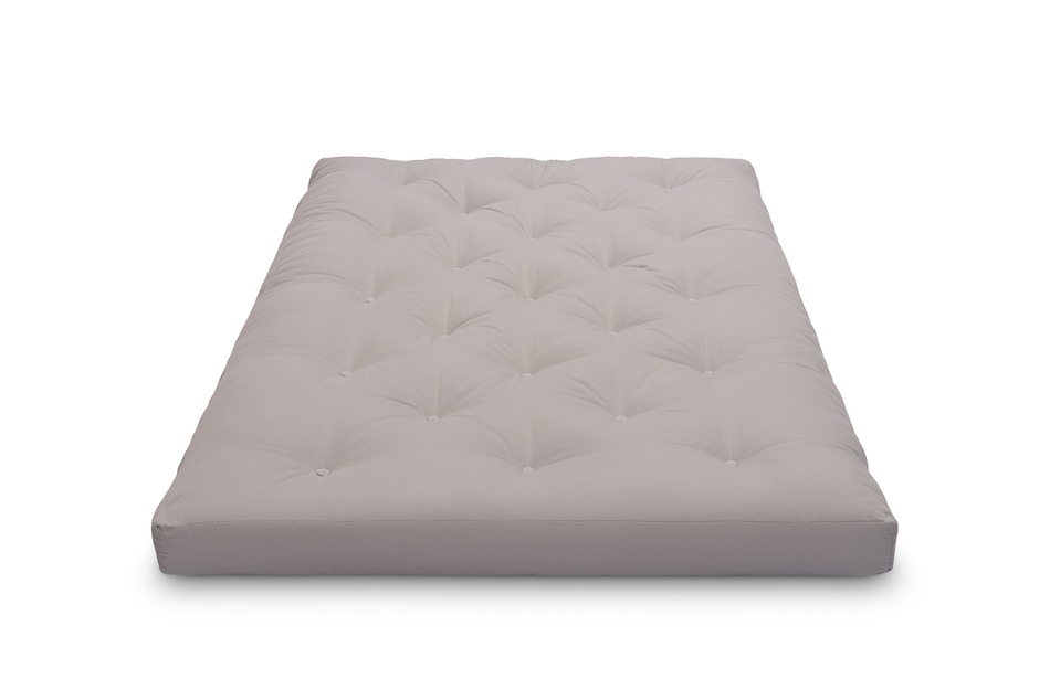 Matras 120x200 natuur met latex - Futon Pascall Slim Duo Latex Grijs