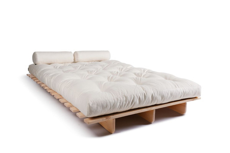 Slaapbank 120x200 - Slim Basic Classic - Pascall Futon Ecru