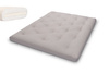 Matras 160x200 natuur met latex - Futon Pascall Slim Latex Grijs