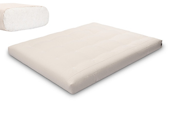 Matras 160x200 natuur - Futon Pascall Medium Natural Ecru