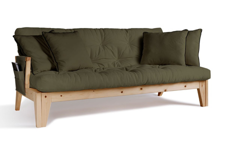Slaapbank 200 cm - Sakura - Pascall Futon Khaki