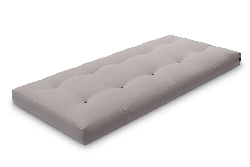 Matras 90x200 natural - Futon Pascall Medium Natural Grijs