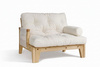 Fauteuil Sakura - Pascall Futon Grijs