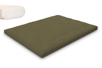 Matras 160x200 natuur - Futon Pascall Slim Natural Khaki