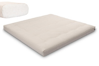 Matras 200x200 natuur - Futon Pascall Medium Natural Ecru