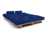 Opvouwbare bank 160x200 - Slim Basic Classic - Pascall Futon Prairie