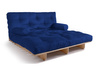 Opvouwbare bank 140x200 - Slim Exclusive Classic - Pascall Futon Prairie