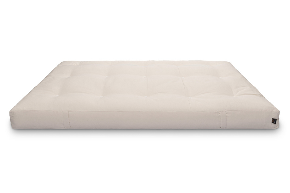 Matras 140x200 natuur met kokos - Futon Pascall Medium Duo Coco Ecru