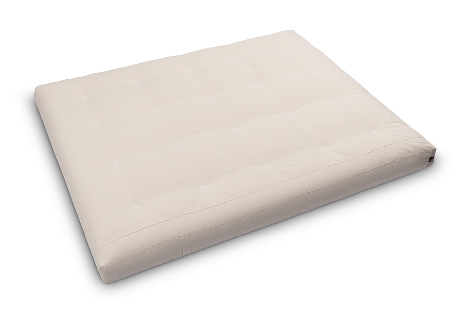 Matras 160x200 natuur met latex - Futon Pascall Medium Latex Ecru