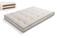 Matras 180x200 naturel met kokos - Futon Pascall Medium Duo Coco Kedro Linnen