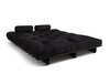Vouwbank 160x200 - Slim Exclusive Black - Pascall Futon Zwart