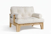 Fauteuil Sakura - Pascall Futon Ecru