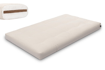 Matras 120x200 natuur met kokos - Futon Pascall Medium Coco Ecru