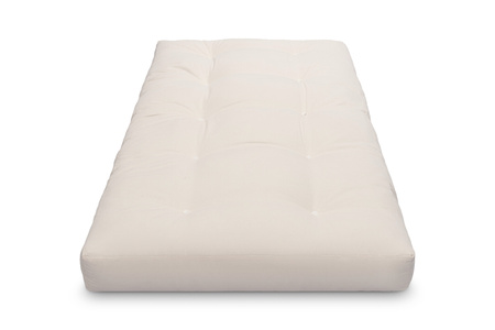 Matras 90x200 natuur met latex - Futon Pascall Comfort Trio Latex Wool Ecru