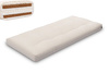 Matras 90x200 natuur met wol, latex en 2x kokos - Futon Pascall Comfort Wool Hard Ecru