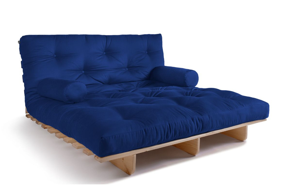 Opvouwbare bank 140x200 - Slim Basic Classic - Pascall Futon Prairie