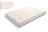 Matras 120x200 natuur met latex - Futon Pascall Medium Latex Kedro Ecru