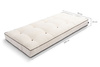 Matras 90x200 natuur met latex en 2x kokos - Futon Pascall Comfort Relax Hard Kedro Ecru
