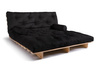 Slaapbank 180x200 - Slim Exclusive Classic - Pascall Futon Zwart