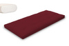 Matras 90x200 naturel - Futon Pascall Slim Natural Maroon
