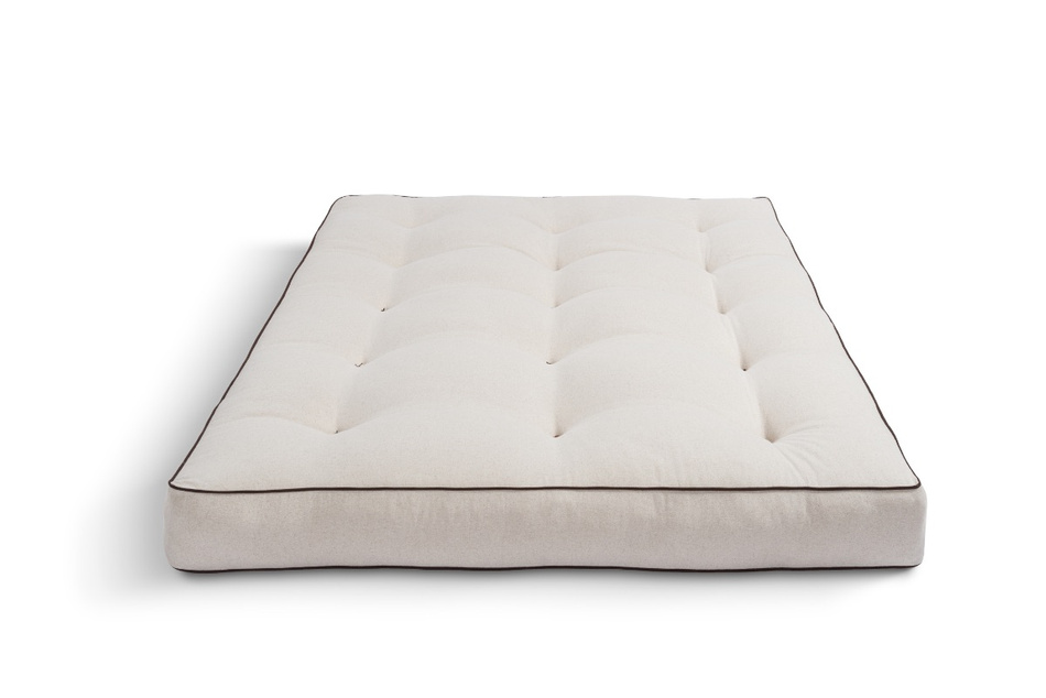 Matras 140x200 natuur met latex en 2x kokos - Futon Pascall Comfort Relax Hard Kedro Linnen