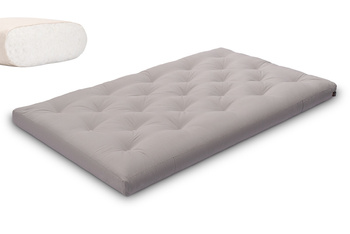 Matras 120x200 natural - Futon Pascall Slim Natural Grijs