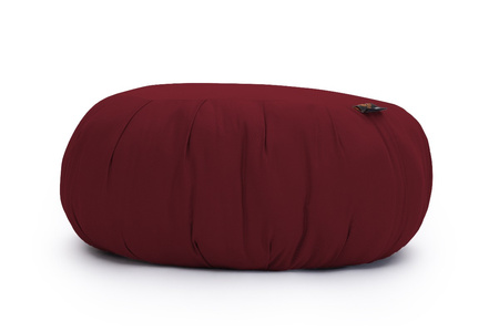 Meditatiekussen Zafu - 25x50cm - Pascall Maroon